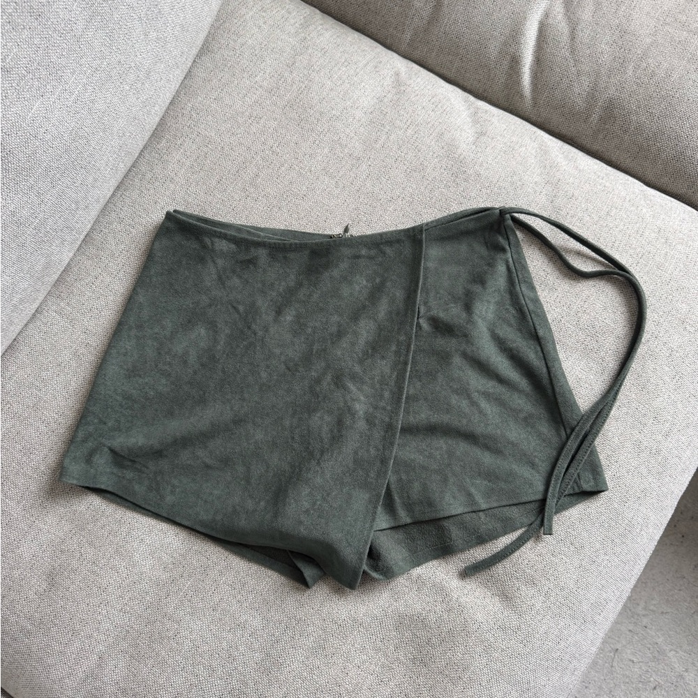 Stylish Green Women's Skort